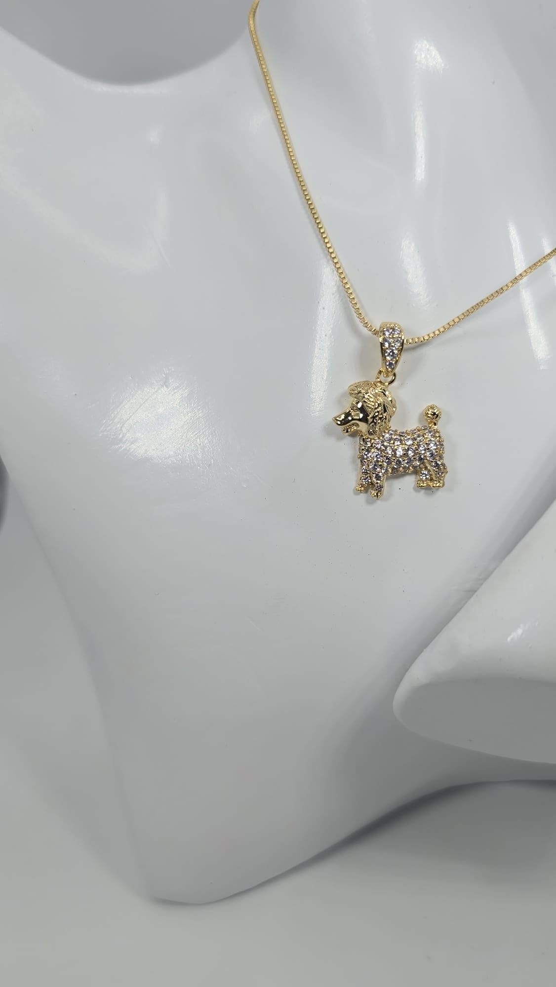 Medium Sized Poodle Charm