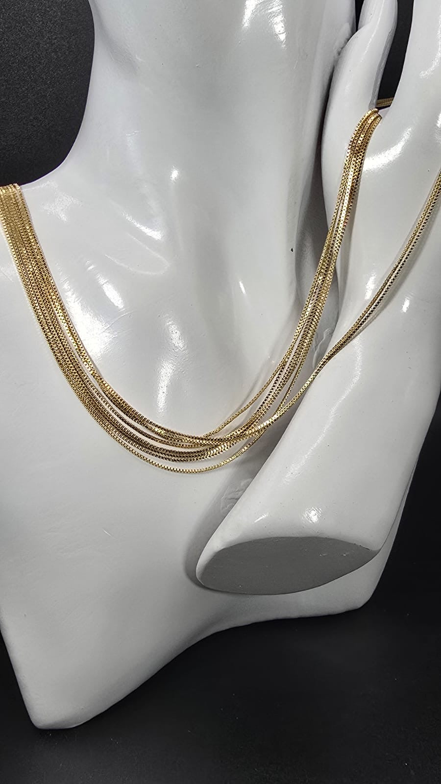 Thin Gold Chain Necklace for Women