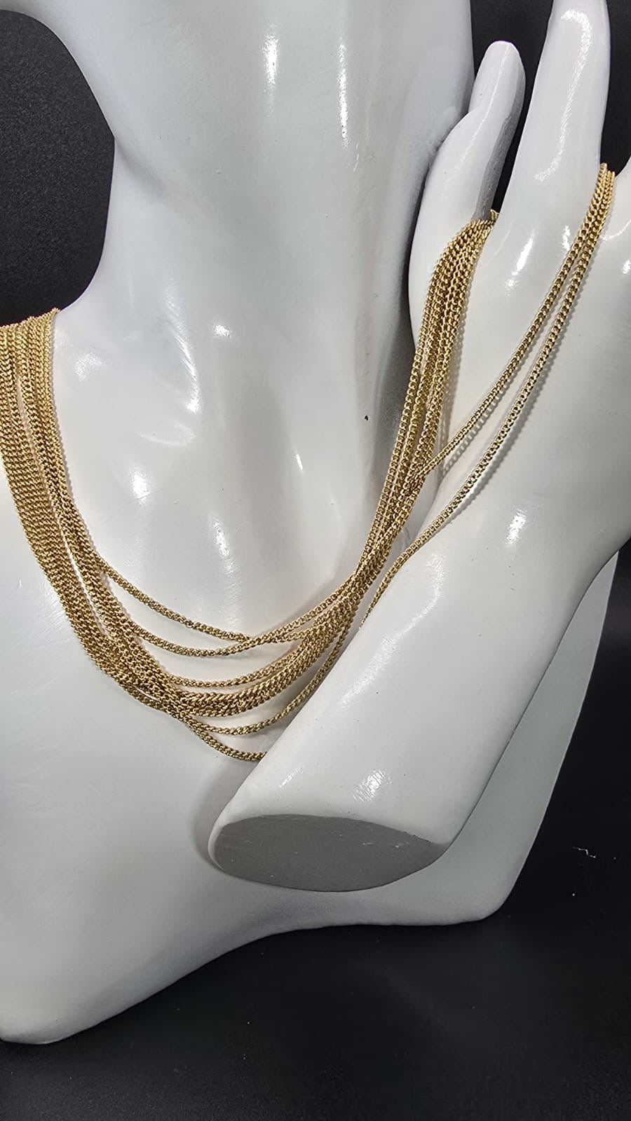 Thin 14k Gold Cuban Chain
