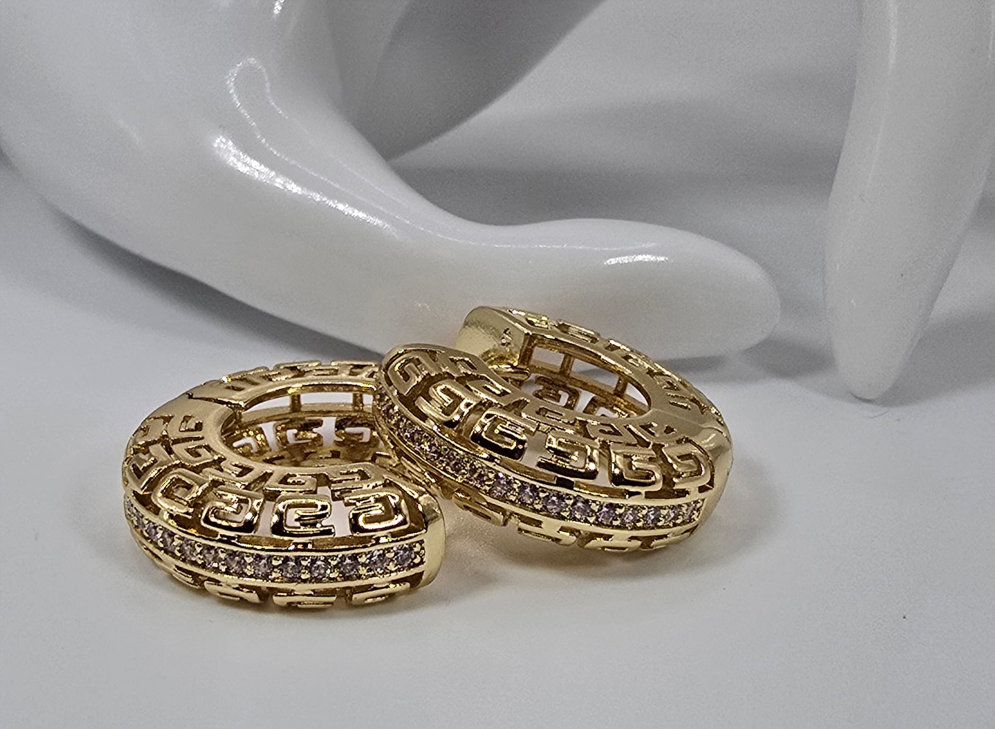 Small Thick 14K Hoop Earrings